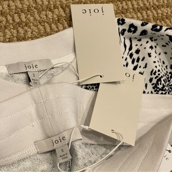 Joie Animal Print Jeyne Sweatshirt and Tempest Joggers Sweatsuit Small NWT - Picture 8 of 10